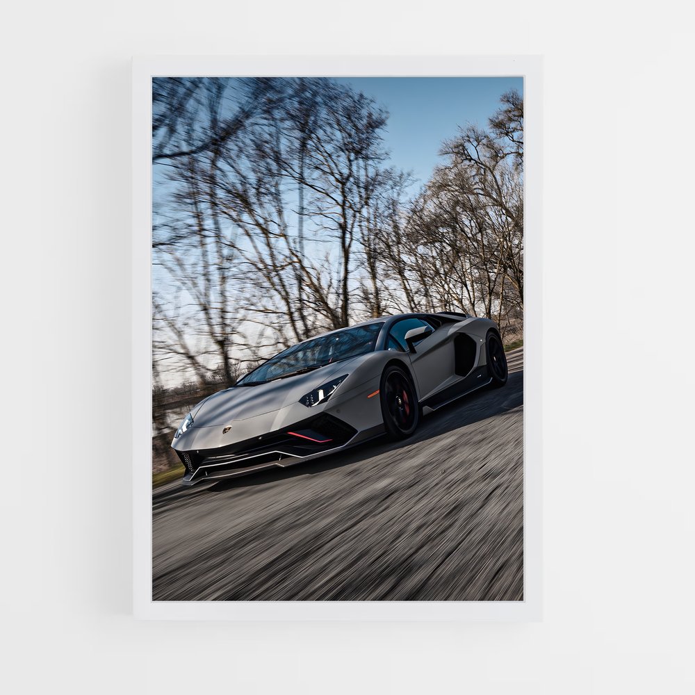 Poster Aventador ultimae – affiche Lamborghini (vue 3)